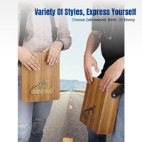 Square Cajon Drum, Portable Hand Drum, Wooden Percussion Box, Travel Hand Slap Drum, Multiple Options