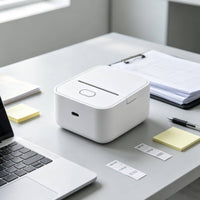 Compact Thermal Label Printer Rechargeable Label Printer with Bluetooth Wireless Sticker Maker Pocket-Sized for Teachers, Study, Office