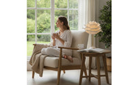 Corded Rose Lamp Sculptural Flower Lamp Cute Modern for Reading Corner
