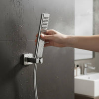 Easy to Clean All Copper Shower Head Spa-Like Experience Detachable Rainfall Shower Sprayer