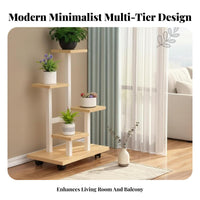 Floor-Standing Multi-Tier Planter Stand Modern and design Multi-Tiered Plant Stand Space-Saving blossom Rack Elegant Decoration for Apartment Dwellers, Gardeners, homeowners, Living Room, Balcony, Bedroom, Corner