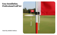 Golfs Flagstick Set Easy Assembly Portable Sturdy Construction for Driving Range, Outdoor