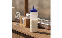 Sauce Squeeze Bottle with Nozzle Translucent Sauce Dispenser Accurate for Chefs