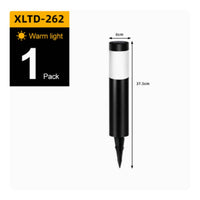 Stainless Steel Solar Lawn Light Black Cap Solar Pathway Lights for Courtyard