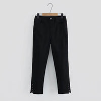 Ladies Trousers for Plus Size Women with Elastic Waistband, Walking in Lightweight Rayon for Summer