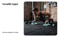 2 Pieces I-Shaped Press-up Grips Easy to Assemble Detachable Press-up Stand Strength Training Equipment Portable Long-Lasting