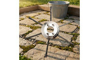 Central Mounting Hole Metal Wire Undesired Growth Cutter Head Silver-Colored Circular Grass Cutter Attachment