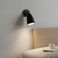 Modern Minimalist Adjustable Bedside Wall Light Area Saving Extendable Wall Reading Light Gold Finish for Readers, Bedroom, Study