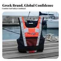 Sailing Flotation Vest Certified 12402-5 Approved Watersports Vest Kayaking Flotation Vest Adjustable Fit Grown-up Flotation