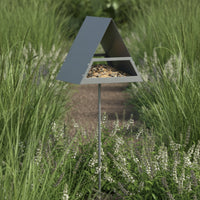 Bird Feeder House with Pole Decorative Standing Bird Feeder Outdoor for Avian Creatures Birds