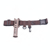 Adjustable Fishing Rod Belt Holder Buckle Closure Waist Rod Holder Strap Material Strap Outdoor Gear Molded Bracket