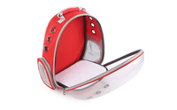 Bubble Cat Backpack Zippered Cat Carrier Backpack Hard-Shell Pet Carrier Top Handle