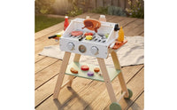 Wooden Barbecue Grill Playset Realistic Children's Wooden Grill