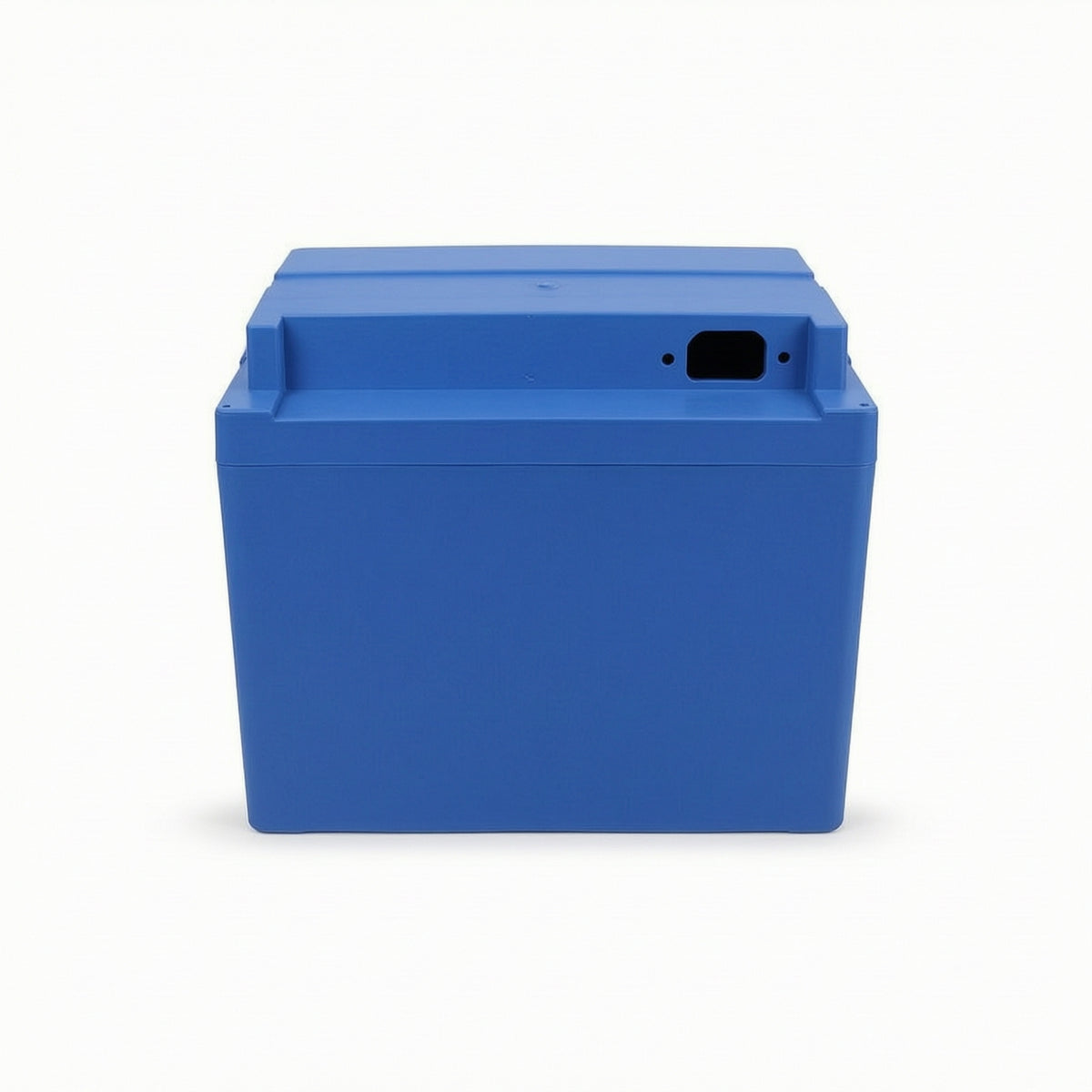 Secure Battery Box with Strap Rigid Battery Box Hard-Shell Enclosure Heavy-Duty for Builders