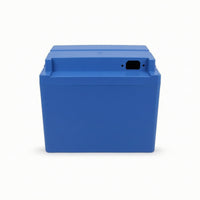 Secure Battery Box with Strap Rigid Battery Box Hard-Shell Enclosure Heavy-Duty for Builders