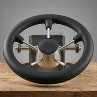 11 Inch Boat Wheel Polished Finish Marine Steering Wheel