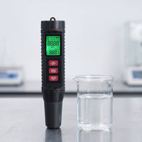 Multifunctional Water Quality Tester Portable Multiparameter Water Tester Digital pH Meter with TDS Handheld for Aquarists, Pool Owners, Aquariums, Pools, Aquaculture, Laboratories