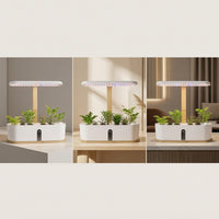 Hydroponic Planter with LED Grow Light Self-Watering Indoor Hydroponic Garden Indoor Garden with LED Grow Light Fresh Bright