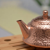 Copper Teapot Vintage Hammered Teapot Gas Teaware for Tabletop