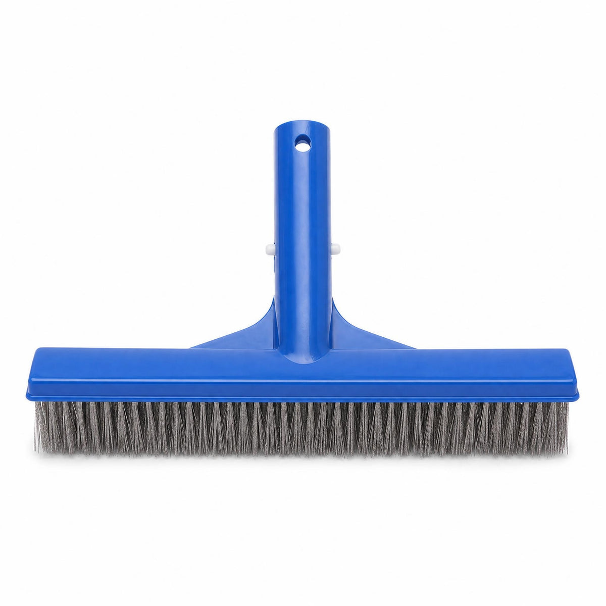 Metal Bristles Pool Cleaning Brush Hanging Hole Pool Brush Raised Handle Side Braces