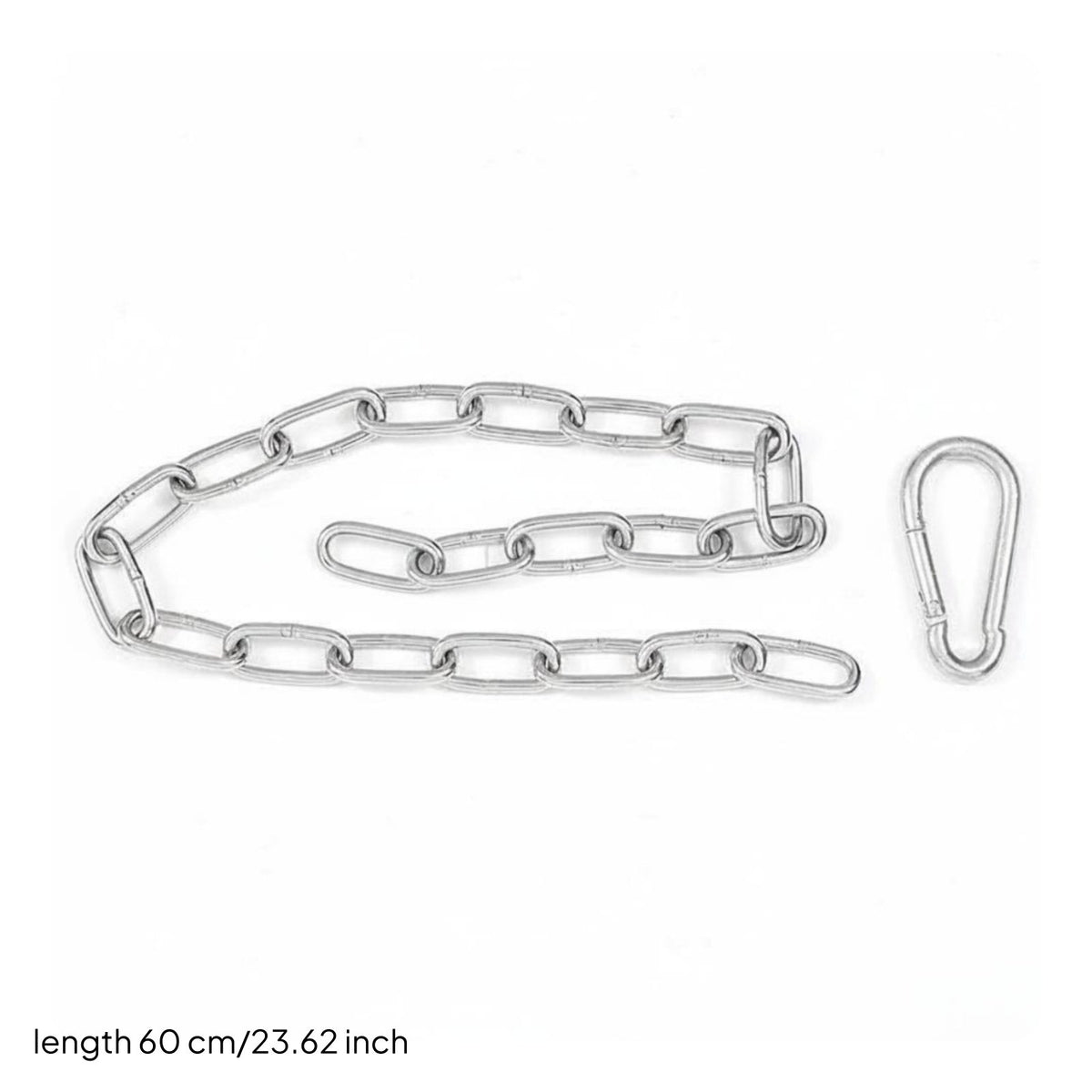 Fitness Extension Chain Chain with Carabiner Steel Fastener for Athletes