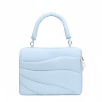 Cloud Design Puffer Computer Bag Lightweight Quilted Laptop Tote for Commute, Office