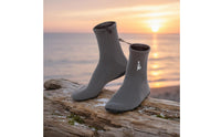 Puncture & Abrasion Protection High Top Surfing Socks Wear-Resistant Neoprene Dive Socks Long-Lasting Construction Quick-Dry for Divers, Surfers