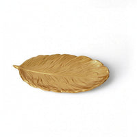 Fruit Tray Gold Decorative Tray Embossed for Coffee Table