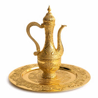 Decorative Teapot Gold Decor Ornate for Coffee Table