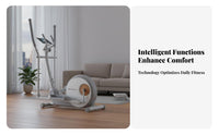 Rear-Drive Elliptical Machine Silent Digital Elliptical Machine Space Saving Cross for Beginners, Indoor