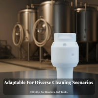 PTFE Rotating Spray Ball Resistant Teflon Vessel Cleaning Nozzle