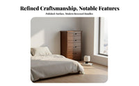 Multi-Drawer Chest Fully Assembled Nightstand Modern Design for Parents, Renters