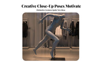 Full Body Athletic Mannequin Faceless Design Running Pose Mannequin Sportswear Display Model for Clothing Store Owners, Athletic Goods Stores