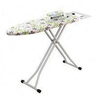 Metal Frame Folding Ironing Board Padded Foldable Ironing Board Anti-Slip Feet Compact Storage
