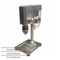 Micro Drill Press Adjustable Power Level Mini Drill Press Compact Size Power Tool for Workshop, Garage