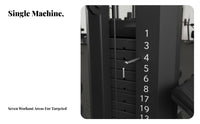 Complete Home Gym Sturdy Steel Frame Complete Gym Machine Adjustable Components Full Body Workout Machine