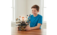 Electric Electronic Building Blocks Motorized Rotation Space Station Building Set Educational for Boys, Kids, Birthday Gift