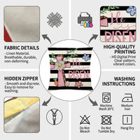 Easter Pillow Cover Printed Hare Print Cushion Cover Soft Material Decorative Throw Pillowcase for Families, Homeowners, Living Room, Bedroom, Office