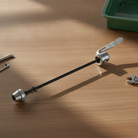 Steel Bike Stationary Skewer Indoor Quick Release Skewer with Metal Lever Stationary Stable for Cyclists