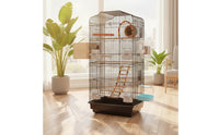 Metal Aviary Cage Tall Birdcage Cage with Pull-out Tray Sturdy for Parrot Owners