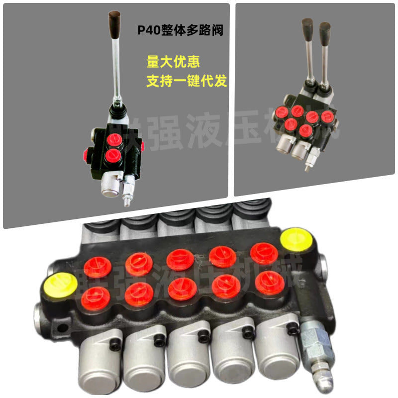Manual Directional Control Valve P40 with Threaded Connection
