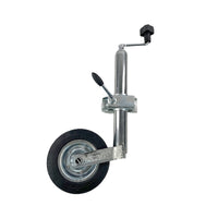 European Style Top Crank RV Jack Guide Wheel 48mm Tube Diameter Trailer Lift Parking Support Accessory