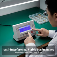 violetBlue Display Mechanical Watch Timegrapher Front Buttons Watch Rate Tester Indicator Light for Watchmakers