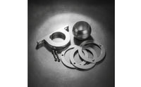 Steering Column Mount with Swivel Base Polished Steering Column Mount Aluminum Hardware for Builders, Mechanics, Performance Rod Garage