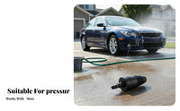 High Pressure Forceful Nozzle Powerful Cleaning Rotating Spray Nozzle Hot and Cold Water Use Pressure Washer Lance Tip