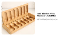 Wooden Essential Oil Storage Box | Holds 7 Bottles, Essential Oil Organizer, for