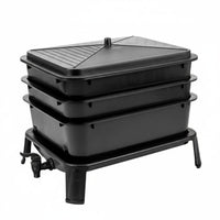 Layered Composting Agent Composter Creates Natural Soil Enhancer Vermicompost Bin Multi-Tray Composting Agent Ery Stackable
