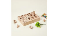 Wooden Number Tiles Set Early Education Math Counting Blocks Wood Number Stacking Toy for Preschoolers, Classroom