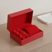 Custom Logo Printing Flip Top Watch Box Luxury Display Storage Item Keepsake for Proposal