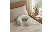 C-Shaped Face Cushioned Gentle Textile Face Support Washable Sleep Accessory